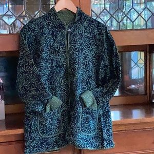 Fun and Funky Reversible Quilted Cotton Jacket